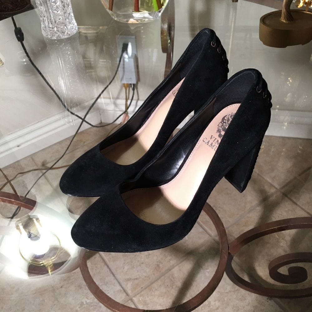 🎃 VINCE CAMUTO Corset Back Block Heel! - Picture 2 of 8